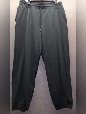 Women's Dark Green Drawstring Joggers